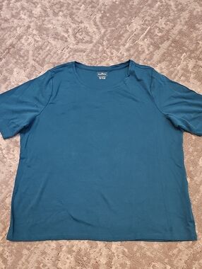 L.L.Bean Womens Elbow Sleeve Tee Size 2x